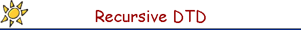 Recursive DTD