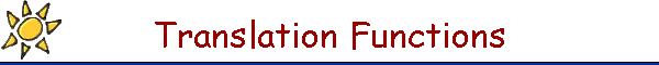 Translation Functions