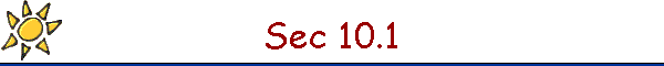Sec 10.1